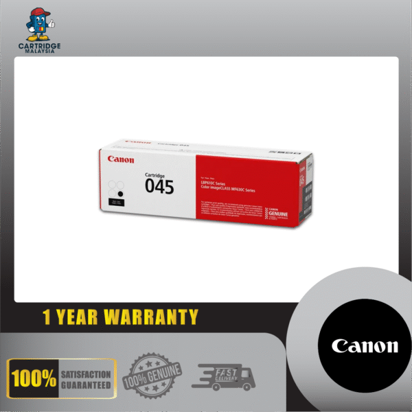 Cart 045 / Canon 045 Black Color Laserjet Toner Cartridge