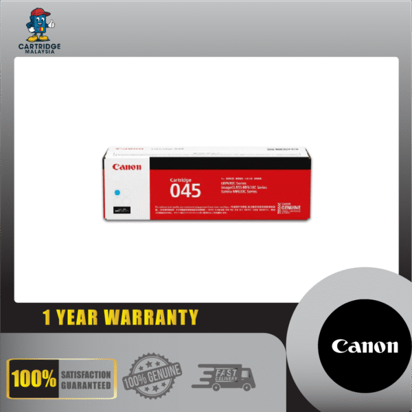 Cart 045 / Canon 045 Cyan Color Laserjet Toner Cartridge