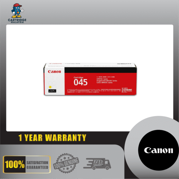 Cart 045 / Canon 045 Yellow Color Laserjet Toner Cartridge