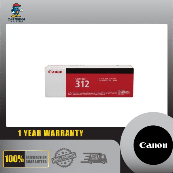 Cart 312 / Cartridge 312 / Canon 312 Laserjet Toner Cartridge