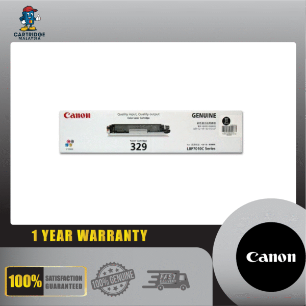 Cart 329 / Canon 329 Black Laserjet Toner Cartridge