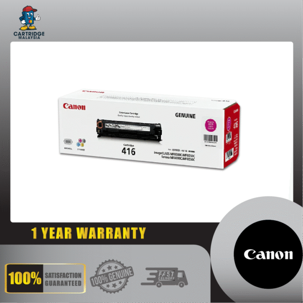 Cart 416 / Canon 416 MAGENTA Laserjet Toner Cartridge