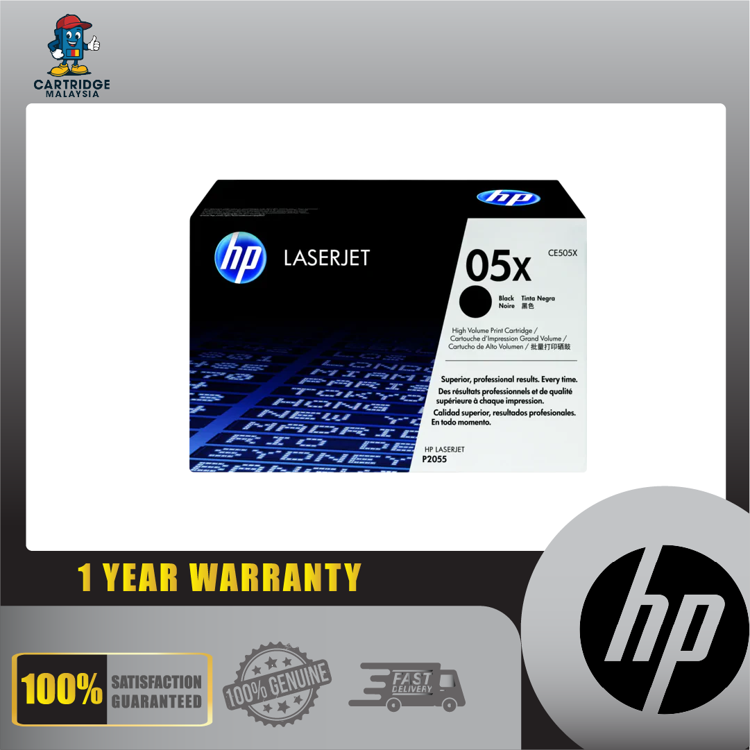 CE505X HP 05A LaserJet Black Print Cartridge