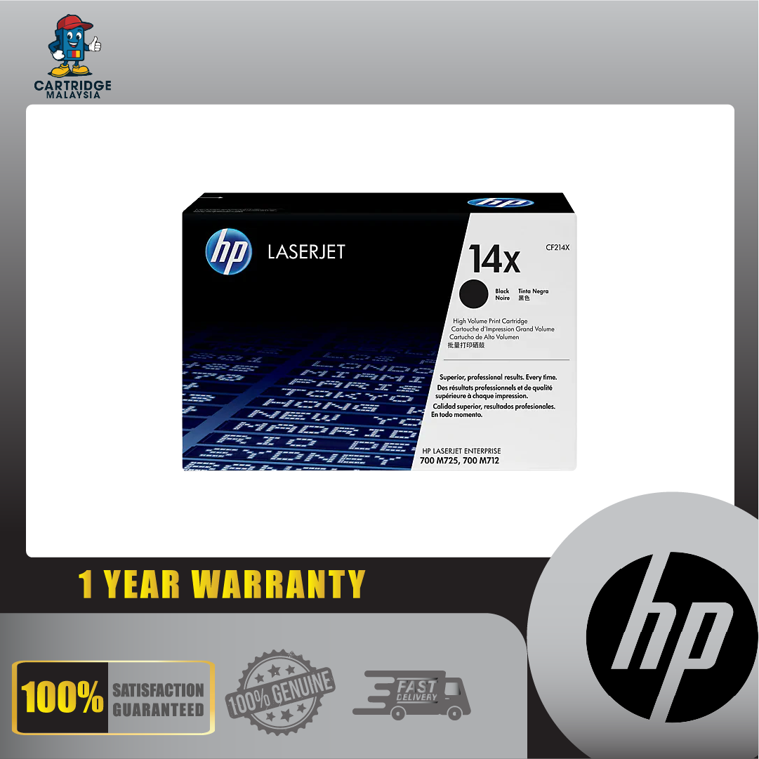 CF214X HP 14X LaserJet 700 MFP M712 High Cap Black Cartridge