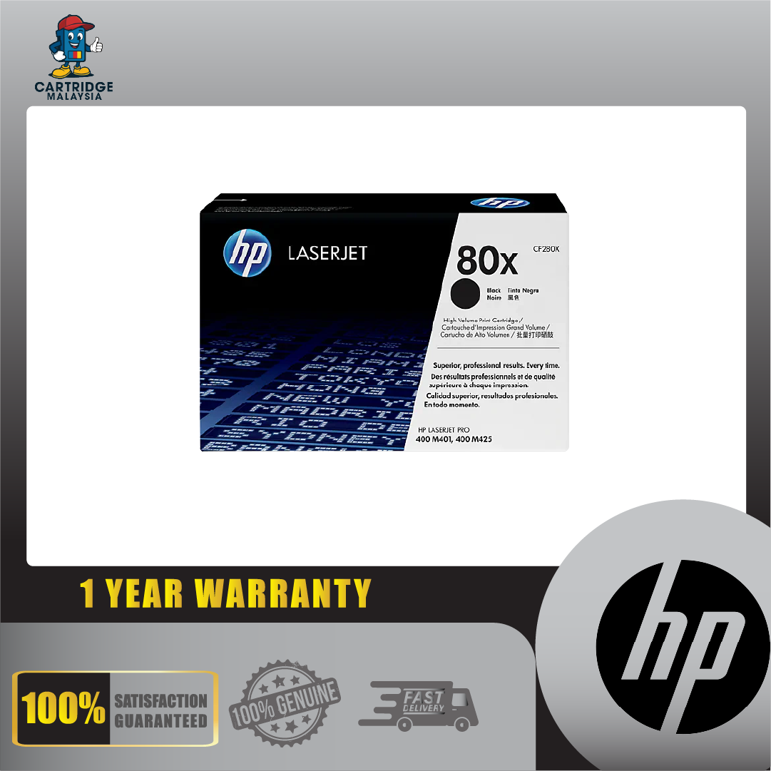CF280X HP 80X LaserJet Pro M401- M425 Black Cartridge