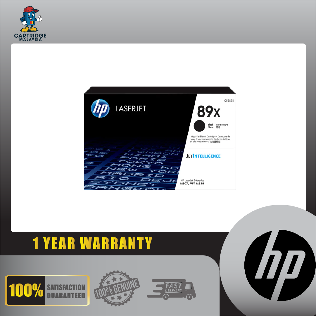CF289X HP 89X Black LaserJet Toner Cartridge