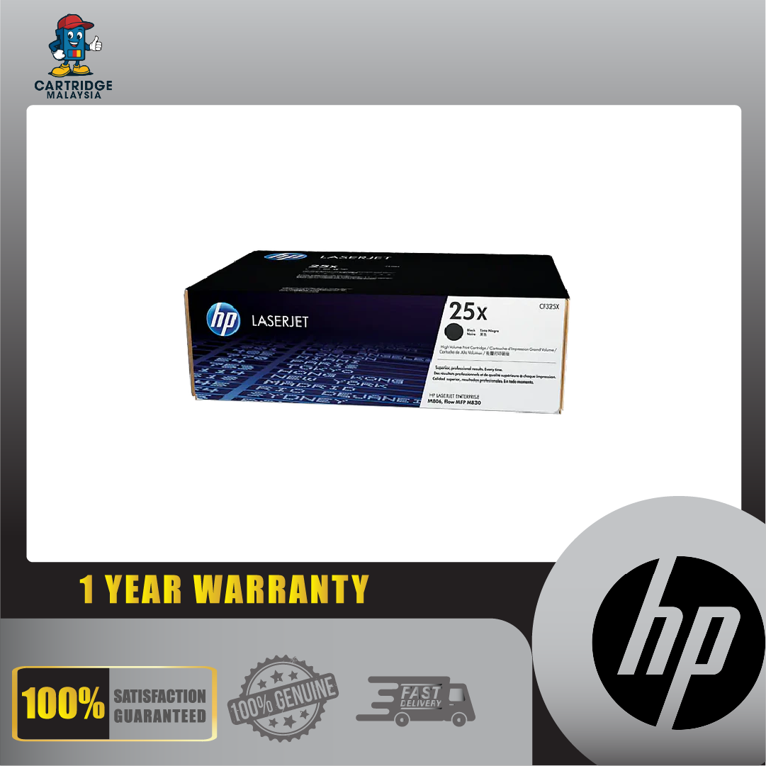 CF325X HP 25X Black LaserJet Toner Cartridge