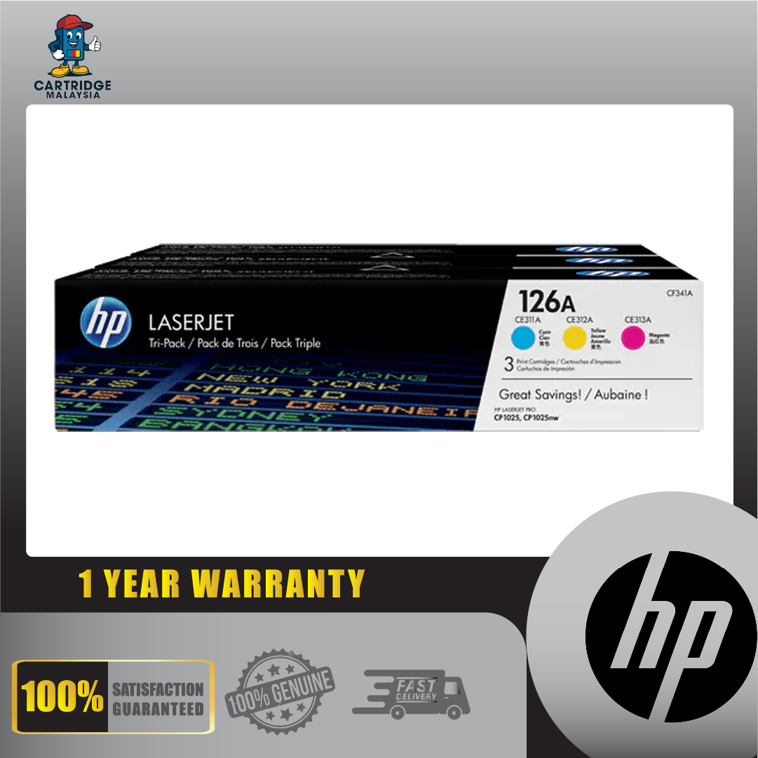 CF341A HP CMY Tri-Pack LaserJet Toner