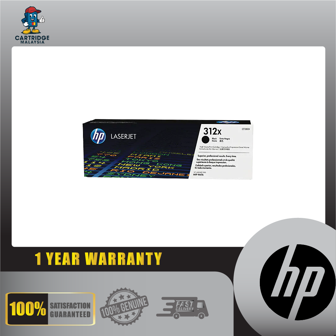 CF380X HP 312X High Yield Black Toner Cartridge