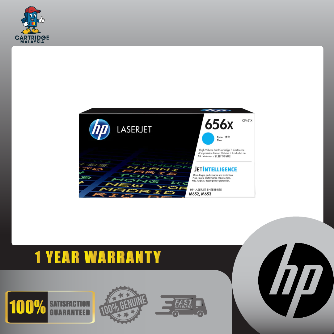 CF461X HP 656X Cyan Original LaserJet Toner Cartridge