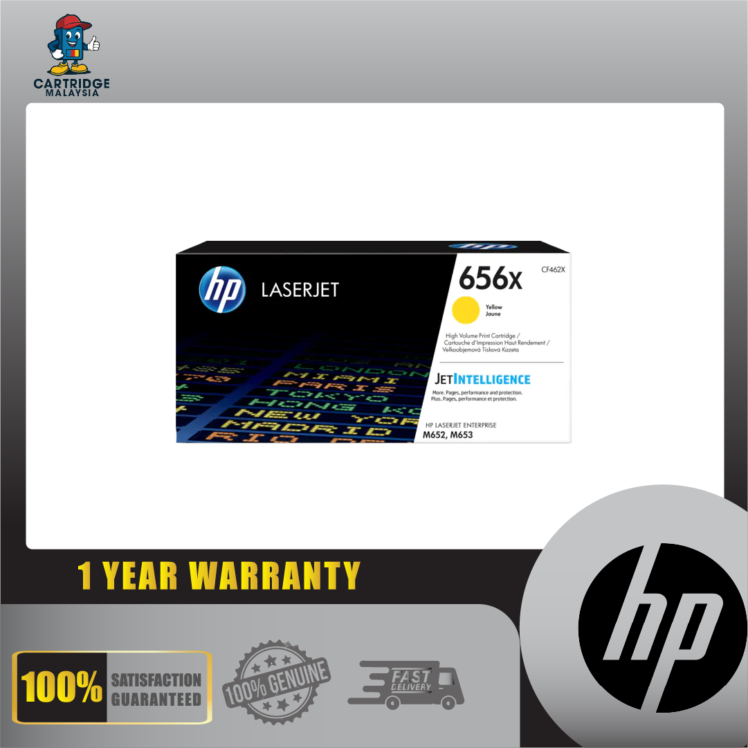 CF462X HP 656X Yellow Original LaserJet Toner Cartridge