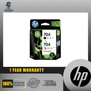 F6V33AA HP 704 Tri-color Black Ink Cartridge Combo 2-Pack