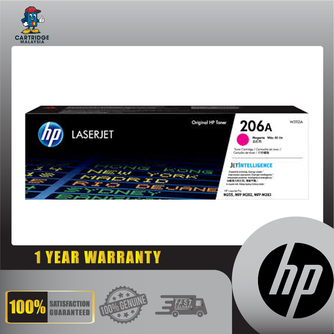 HP 206A Original Magenta LaserJet Toner Cartridge W2113A