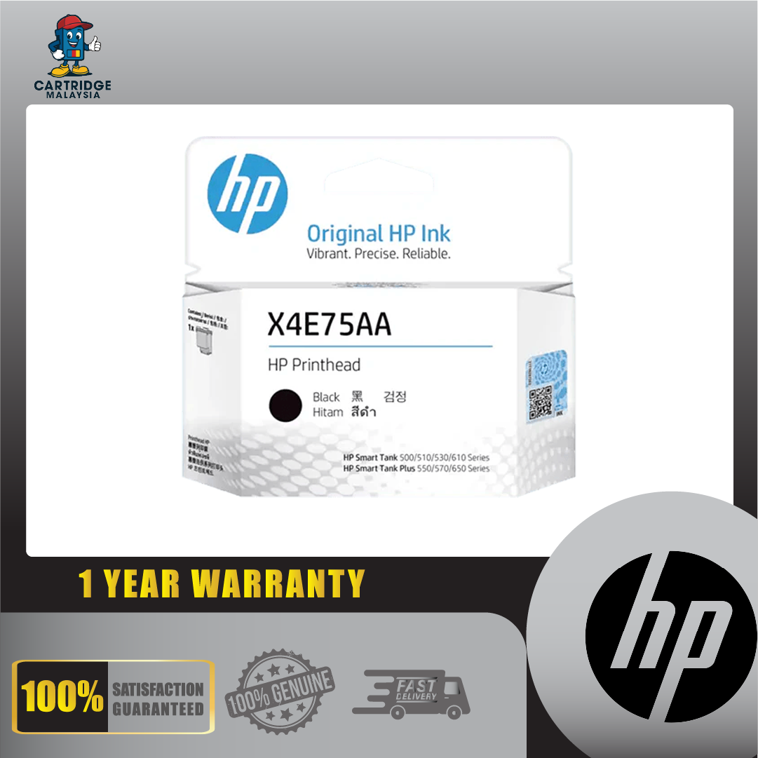X4E75AA HP Black Printhead (NEW)