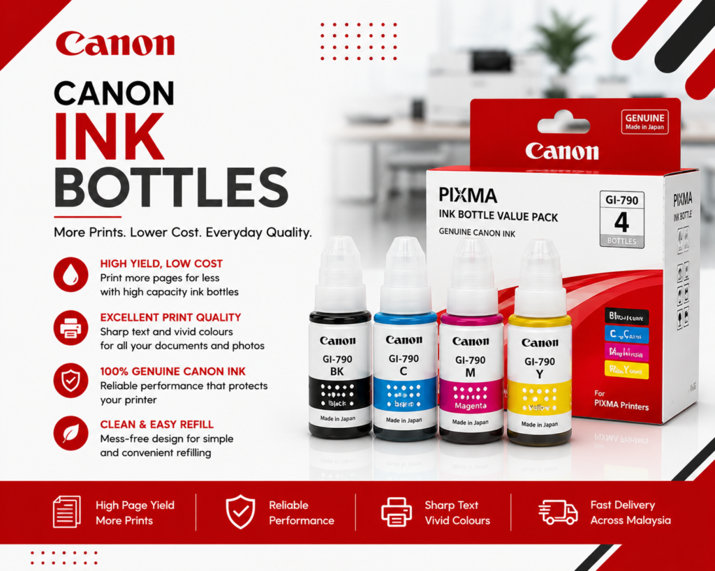 Canon Original Ink Bottles Malaysia