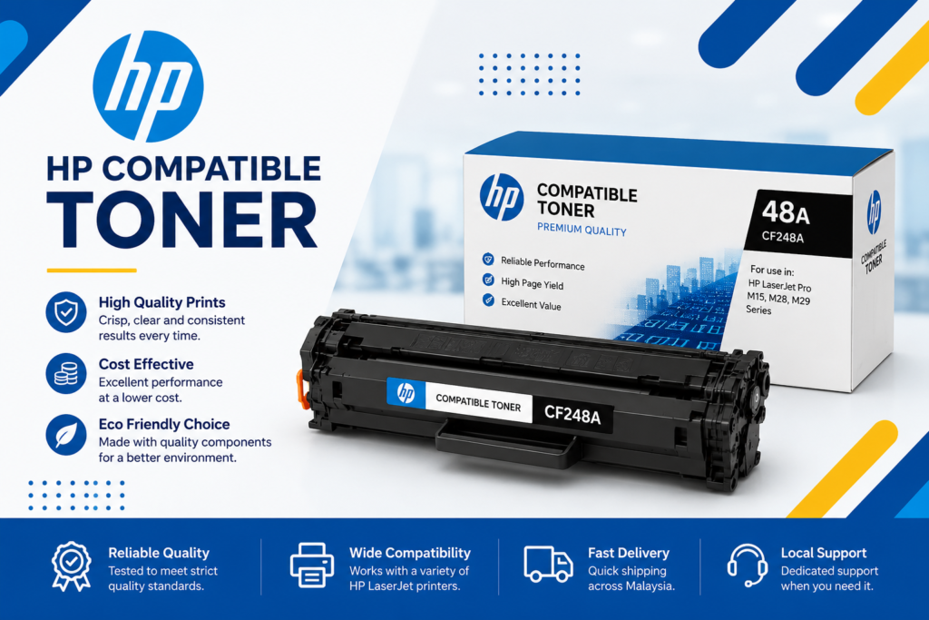 HP Compatible Toner Cartridges for HP Printers in Malaysia